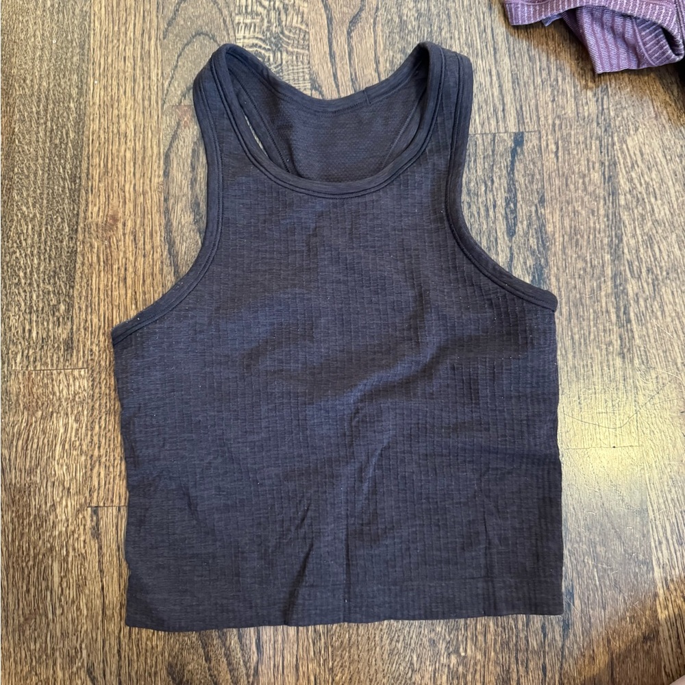 Lululemon Ebb to Street Tank High Neck Cropped